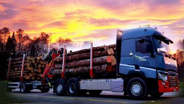 Holztransporte